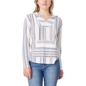 WallFlower Stripe‎ Print Hoodie – Size L